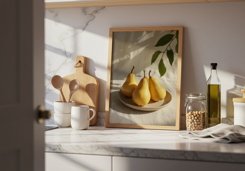 Elegant Pear Poster