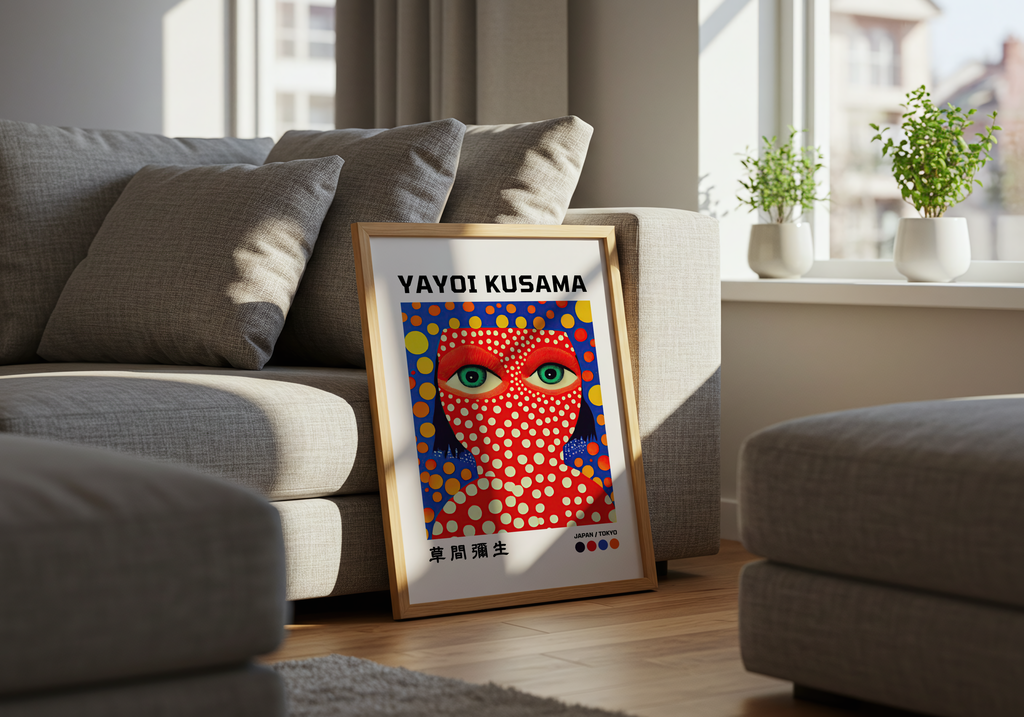 Yayoi Kusama Dots Poster