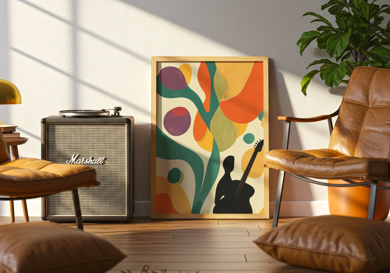 Guitar Tree Dreams Poster