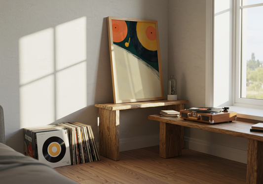 Vinyl Vibes Poster
