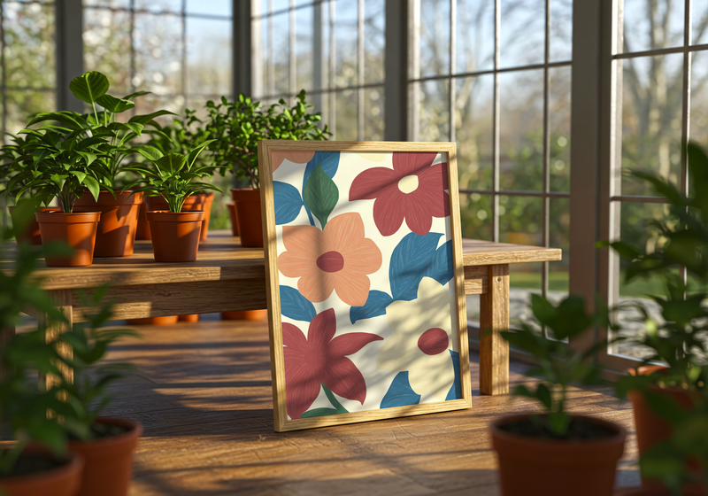 Floral wall Poster