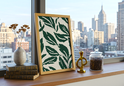 Green Leaves Poster