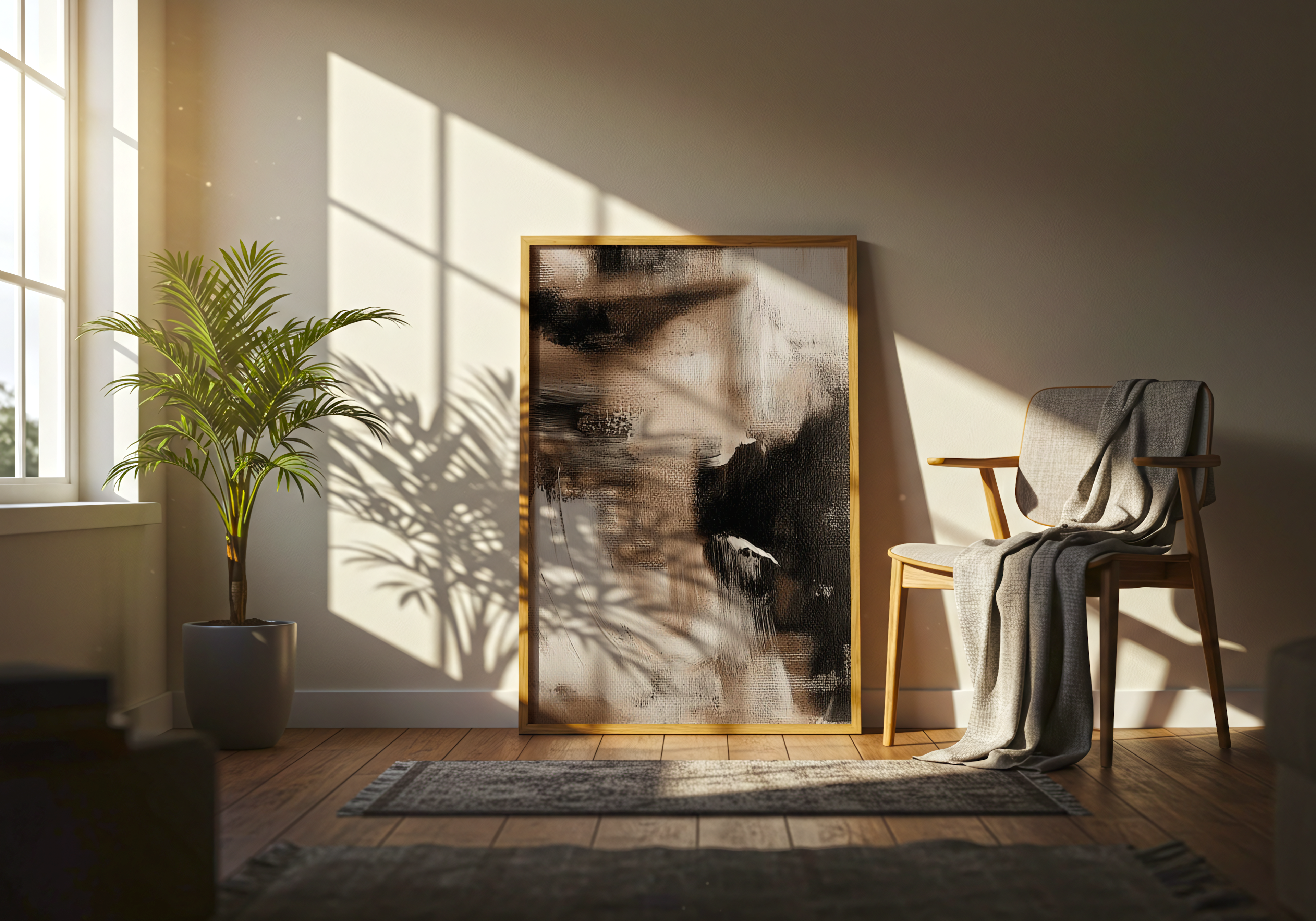 Abstract Shadows Poster