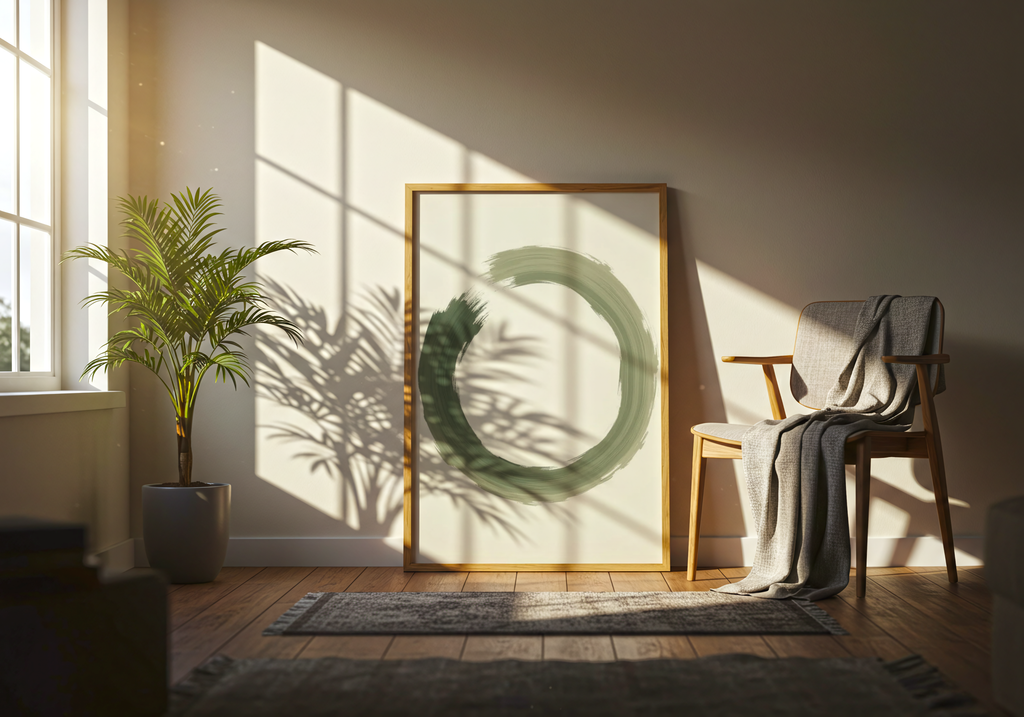 Abstract Round Shape No.3 Poster